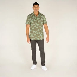 Funktionshemd THARU STRIDE SHORT SLEEVE SHIRT THYME MANDALA