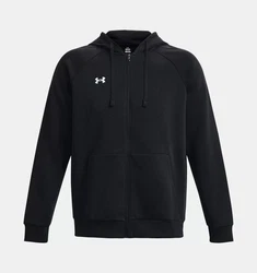 Under Armour Kapuzenpullover UA RIVAL FLEECE FZ HOODIE schwarz / weiß