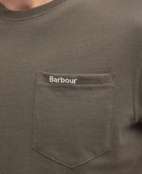 Barbour T-Shirt Langdon Pocket Tee Khaki/Dunkelgrün/Grau