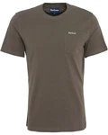 Barbour T-Shirt Langdon Pocket Tee Khaki/Dunkelgrün/Grau