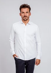 BOSS Langarmhemd Roan Grau