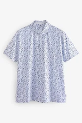 Next Poloshirt Golf Polo-Shirt mit Print Blau/Fliederfarben/Lila