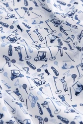 Next Poloshirt Golf Polo-Shirt mit Print Blau/Fliederfarben/Lila