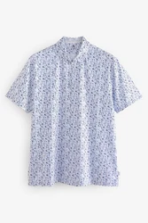 Next Poloshirt Golf Polo-Shirt mit Print Blau/Fliederfarben/Lila