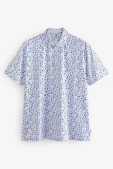 Next Poloshirt Golf Polo-Shirt mit Print Blau/Fliederfarben/Lila