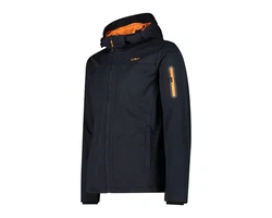 CMP Funktionsjacke MAN JACKET ZIP HOOD Anthrazit/Flamme