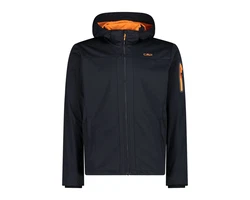 CMP Funktionsjacke MAN JACKET ZIP HOOD Anthrazit/Flamme