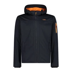 CMP Funktionsjacke MAN JACKET ZIP HOOD Anthrazit/Flamme
