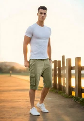 Arctic Seven Shorts ASKiriil Khaki/Dunkelgrün/Grün