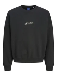 Jack & Jones Sweatshirt mit Backprint Grün/Schwarz