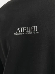 Jack & Jones Sweatshirt mit Backprint Grün/Schwarz