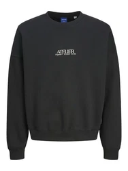 Jack & Jones Sweatshirt mit Backprint Grün/Schwarz