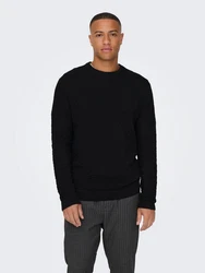 ONLY & SONS Pullover Schwarz (6742)