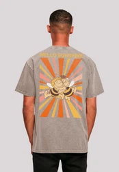 F4NT4STIC T-Shirt Die Biene Maja Kopf Motiv Heroes of Childhood Braun/Hellgrau/Grau/Dunkelgrau/Gold
