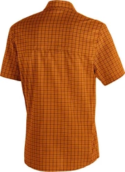 Maier Sports Outdoorhemd Mats S/S He-Hemd 1/2 Arm BRAUN / ORANGE