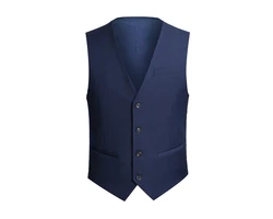 Allthemen Anzug Herren Businessanzug Slim Fit Dunkelblau/Hellblau