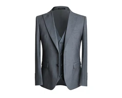 Allthemen Anzug Herren Businessanzug Slim Fit Dunkelblau/Grau/Dunkelgrau/Hellblau