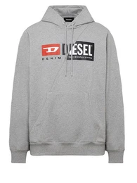 Kapuzensweatshirt Regular Fit Hoodie Grau - S-GIRK-HOOD-CUTY 912