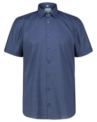 OLYMP Hemd Level Five Body Fit Dunkelblau/Blau/Hellblau