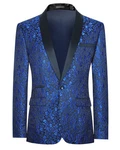 Allthemen Smokingsakko Herren Sakko Smokingjacke für Hochzeit Bunt