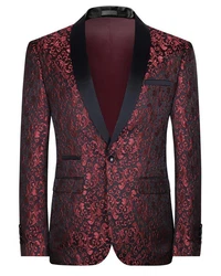 Allthemen Smokingsakko Herren Sakko Smokingjacke für Hochzeit Bunt