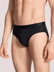 Calida Natural Benefit Herren Slip 3er Pack Schwarz