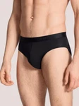 Calida Natural Benefit Herren Slip 3er Pack Schwarz
