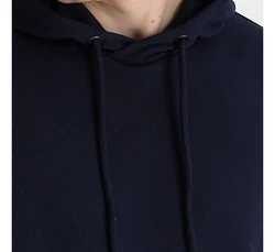 KIGILI Herren Kapuzen-Sweatshirt Regular Fit Dunkelblau/Hellblau/Blau/Braun