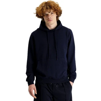 KIGILI Herren Kapuzen-Sweatshirt Regular Fit Dunkelblau/Hellblau/Blau/Braun KIGILI Herren Kapuzen-Sweatshirt Regular Fit Dunkelblau/Hellblau/Blau/Braun