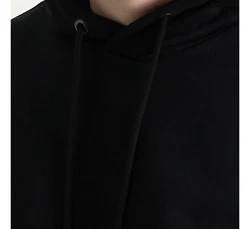 KIGILI Herren Kapuzen-Sweatshirt Regular Fit Schwarz/Braun/Hellblau