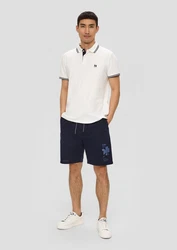 s.Oliver Bermudas im Relaxed Fit  Weiß/Creme/Hellblau
