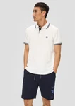 s.Oliver Bermudas im Relaxed Fit  Weiß/Creme/Hellblau