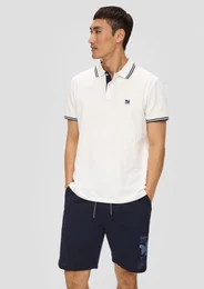 Bermudas Bermuda-Shorts im Relaxed Fit mit Print-Detail Garment Dye