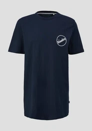Kurzarmshirt T-Shirt aus Baumwoll-Jersey mit Sinalco-Print Artwork