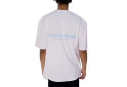 Pegador T-Shirt PGDR Colne Logo Oversized Tee weiß/babyblau