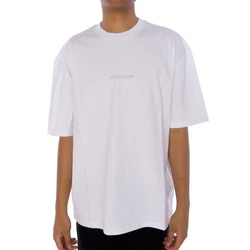 Pegador T-Shirt PGDR Colne Logo Oversized Tee weiß/babyblau