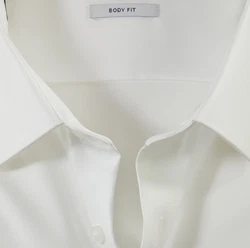 OLYMP Businesshemd Level Five body fit Weiß/Creme/Khaki