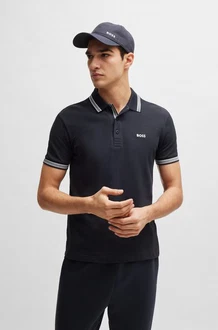 BOSS Poloshirt 'Paddy' nachtblau/weiß BOSS Poloshirt 'Paddy' nachtblau/weiß