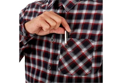 Mammut Outdoorhemd Belluno Tour Longsleeve Shirt Men PHANTOM/MAGMA