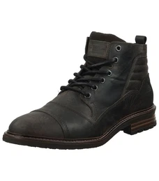 Stiefelette Leder Schnrstiefelette