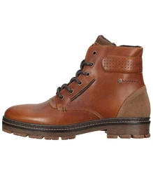 Bullboxer Stiefelette Schnürstiefelette Braun/Beige