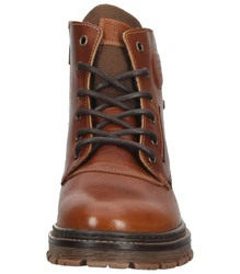 Bullboxer Stiefelette Schnürstiefelette Braun/Beige