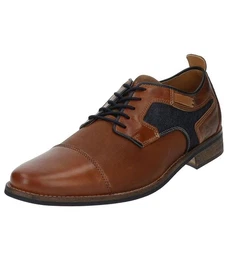 Businessschuhe Leder/Textil Schnrschuh