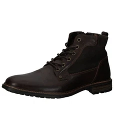 Stiefelette Leder Schnrstiefelette