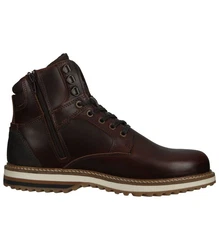 Bullboxer Stiefelette Schnürstiefelette Braun/Dunkelrot/Dunkelbraun