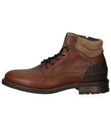 Bullboxer Stiefelette Schnürstiefelette Braun/Beige