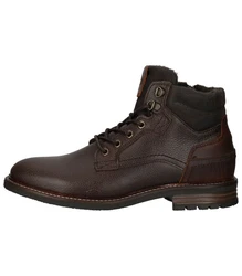 Bullboxer Stiefelette Schnürstiefelette Dunkelbraun/Braun