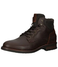 Stiefelette Leder Schnrstiefelette