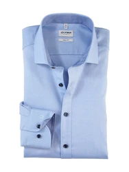 OLYMP Level Five Body fit Businesshemd Dunkelblau/Hellblau/Pastell/Blau