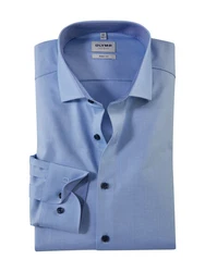 OLYMP Level Five Body fit Businesshemd Dunkelblau/Hellblau/Pastell/Blau